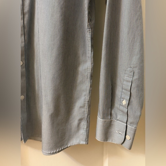 RW & CO MICRO STRIPE 100% COTTON DRESS SHIRT - Picture 5 of 14